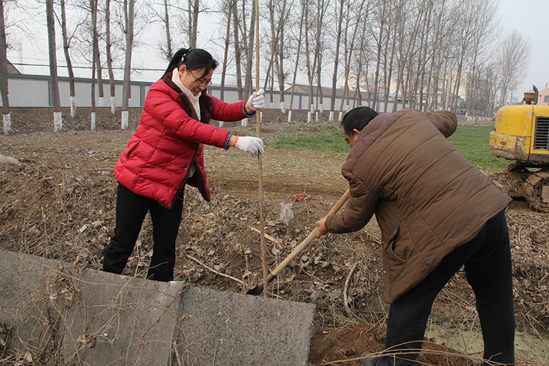 博農(nóng)集團(tuán)領(lǐng)導(dǎo)、基層黨政負(fù)責(zé)人等同志積極參加植樹活動